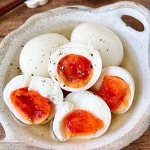 【旨だし味玉】白だし×鶏がらで絶品！やみつきになる♪