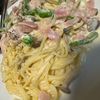 meguの作ってみた!投稿(生クリーム不使用！豆乳レモンクリームパスタ)