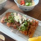 サーモンの竜田揚げ【紫外線対策に！】