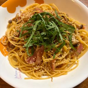 まさの作ってみた!投稿(【青じそ香る】めんつゆバターの和風ガーリックスパ#味付け簡単)