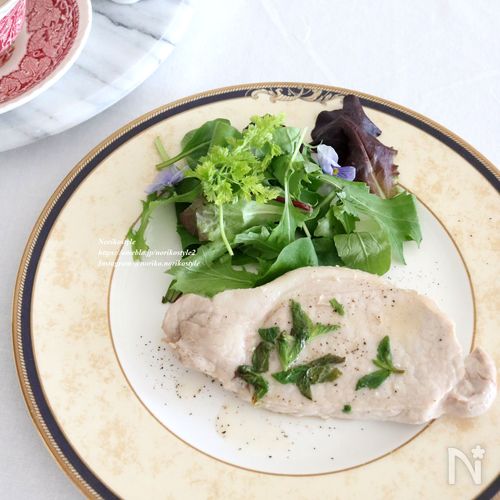 豚肉のミントバターソテー
