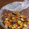 レンジで簡単！なすのコク味噌ひき肉あんかけ豆腐の工程4