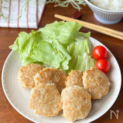 うどんスープで作る「和風豆腐つくね」