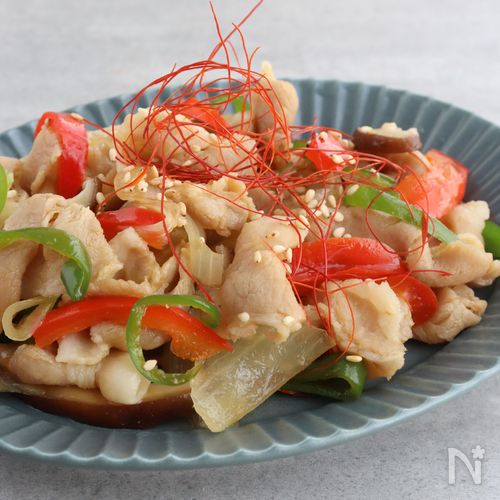 電子レンジで3分！野菜たっぷり豚バラプルコギ