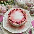ほんのり桜香るふんわりなめらかレアチーズケーキ