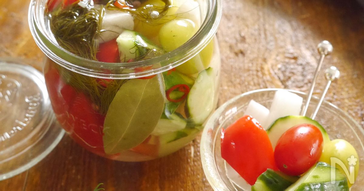 基本のピクルスディル風味 By 若井 めぐみ レシピサイト Nadia ナディア プロの料理家のおいしいレシピ