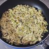 戻し不要！ひじきベーコンのキャベチー焼きの工程2