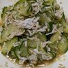 かめちゃん🐢の作ってみた!投稿(カリカリきゅうりのしらすレモンあえ【#作り置き #オール1】)