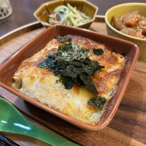 ユイピルの作ってみた!投稿(超簡単で超美味しい♡たたき長芋とツナのグラタン)