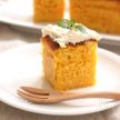 甘さを抑えた　キャロットケーキ