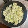 【キャベツと油揚げの梅蒸し】和食献立の副菜に♪の工程2