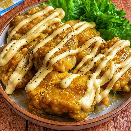 【カレーマヨチキン】食欲そそる♡