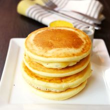 バターオイルなし!極上ふんわり米粉の厚焼きパンケーキ