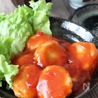 冷めてもかたくならない！豆腐入りふわふわミニバーグ甘酢あん