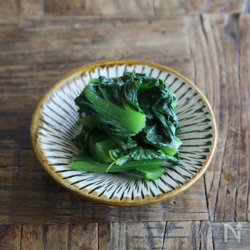 【2分副菜】忙しい日でもさっと作れる小松菜のポン酢和え