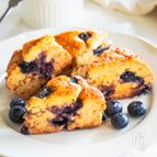 【砂糖なし】米粉のブルーベリースコーン