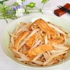 激安！簡単！もやしと油揚げのからし醤油和え