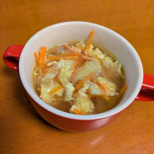 ゆきまる🐬🫧の作ってみた!投稿(【キャベツとにんじんの中華スープ】やさしい味わいがおいしい！)