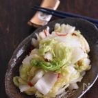 余ったビール活用レシピ♪やみつき！白菜のピリ辛ビール漬け