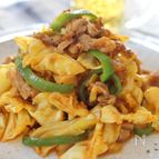 豚肉とキャベツのケチャップ炒め