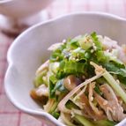 茹で鶏のさっぱり薬味サラダ