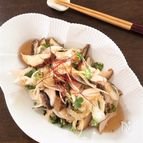 新玉ねぎと生しいたけの和風ナムル