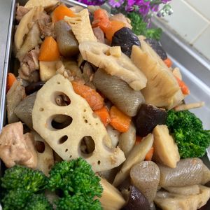そら・ゆずの作ってみた!投稿(根菜たっぷり♡簡単美味しい！『我が家の筑前煮』)