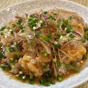 楽ラク手抜キッチン🐶🐾の作ってみた!投稿(だしパックで【だしを味わう揚げ“出汁”豆腐】だし香る衣が美味)