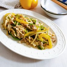 暑さに疲れた彼もバクバ食べる！夏中華な！チンジャオロース！