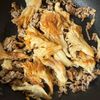 秋の簡単副菜【舞茸とひき肉の麺つゆバターガーリックソテー】の工程5