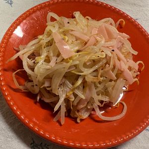 チョビの助の作ってみた!投稿(やみつき♡もやしの洋風ナムル【#作り置き#お弁当#ポリ袋】)