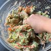 【ブロッコリーとにんじんのカリカリ豆腐ガレット】の工程4