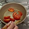 海老とトマトの旨塩ニンニクふわとろ玉子炒め♪の工程6