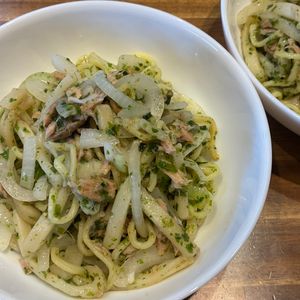くだもの大好き🧡の作ってみた!投稿(レンジで一発【ツナと青のりまぜそば】)