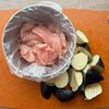 【こってり甘辛鶏となす】フライパンひとつで簡単！の工程1