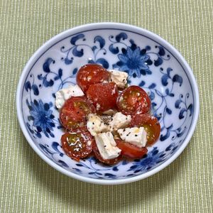 キャピタンの作ってみた!投稿(２分副菜『トマトのクリームチーズ和え』即完成♪我が家の定番♡)