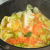 【野菜嫌いが完食！】春キャベツの味噌クリームスープの工程3