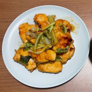 628087の作ってみた!投稿(重ねて放置♪お肉柔らか『鶏むね肉と白菜の中華風♡とろうま煮』)