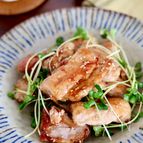 【さっぱり味で止まらない！】豚肉の梅だれかけ