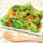 醤油麹ドレッシングde彩り野菜のサラダ