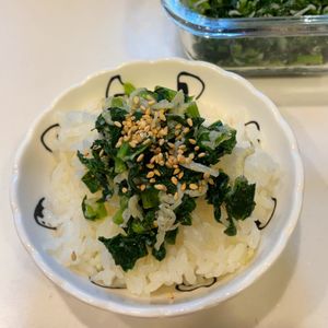 みわの作ってみた!投稿(大根の葉としらすの塩麹ふりかけ)