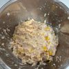 手が止まらん♡【コーンとチーズの豆腐ナゲット】お弁当にもの工程1