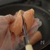 くるみ香る◎鶏と夏野菜のザクザクだれ浸しの工程1