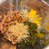 【混ぜるだけ】めかぶじゃこ納豆の工程1