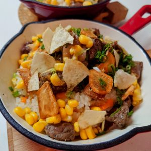 shime_tj7の作ってみた!投稿(【フライパンで手軽に作れる】彩り野菜と牛肉のペッパーランチ風)