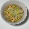しんやの作ってみた!投稿(ピリッと「白菜と海老のあんかけラーメン」)