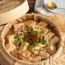 油ゼロのせいろ蒸し麻婆豆腐