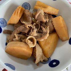 万福の作ってみた!投稿(【豚肉とたけのこの煮物】煮るだけ簡単♪春の煮物おかず♡)