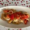 万福の作ってみた!投稿(ポン酢で簡単!【鶏肉のトマト南蛮漬け】暑い日に食べたい♪)