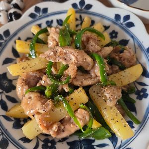 T0517Mの作ってみた!投稿(【豚肉とじゃがピーマンのオイスター炒め】調味料4つで絶品中華)